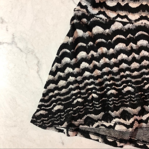 BCBGMaxAzria Striped Knit Peplum Top Size S - Picture 5 of 5